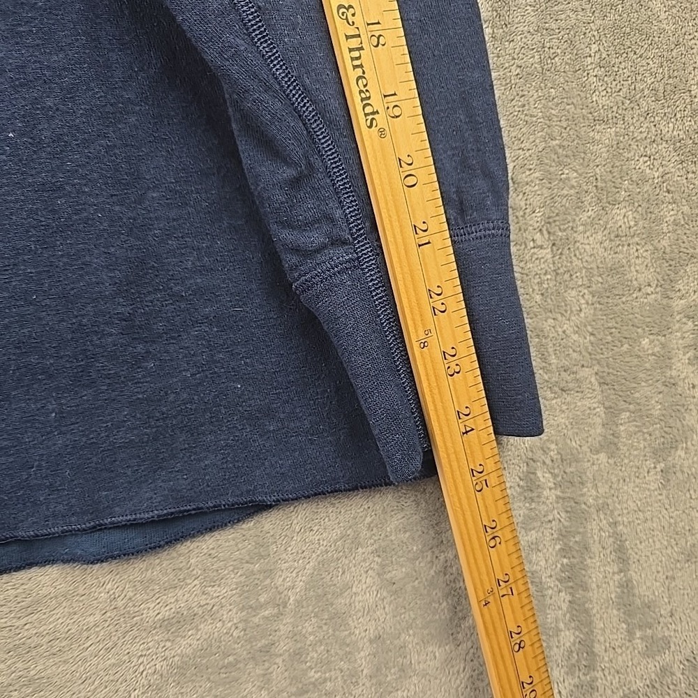 LL Bean River Drivers Shirt Mens XL Navy Blue Traditional Fit Wool Blend 2 Layer - Picture 6 of 7